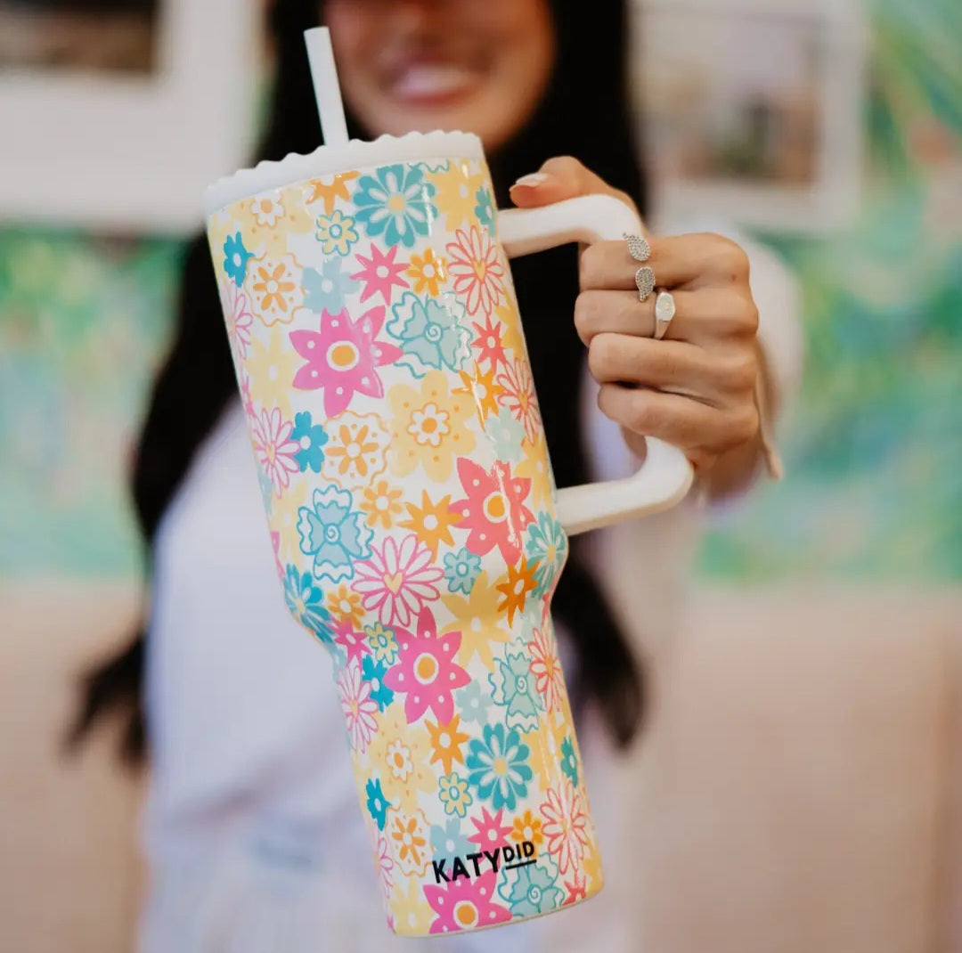 Spring Flowers Tumbler