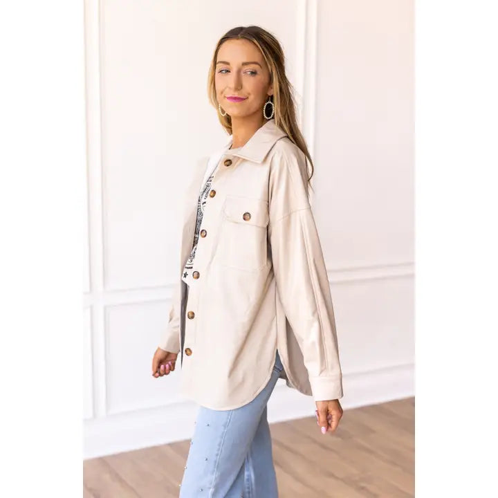 Leather Shacket