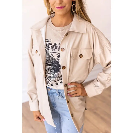 Leather Shacket