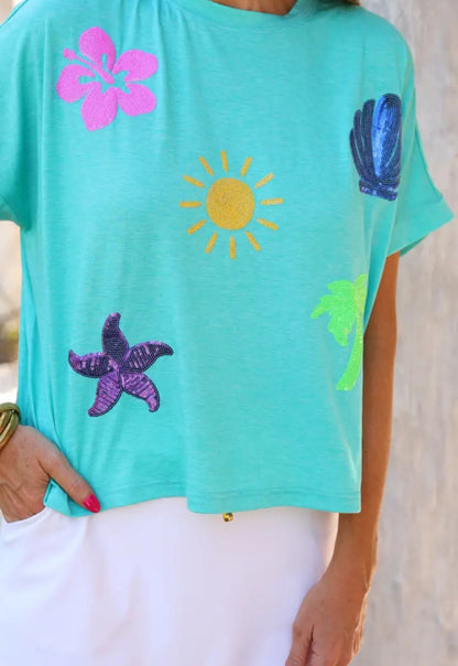 Sequin Summer Top