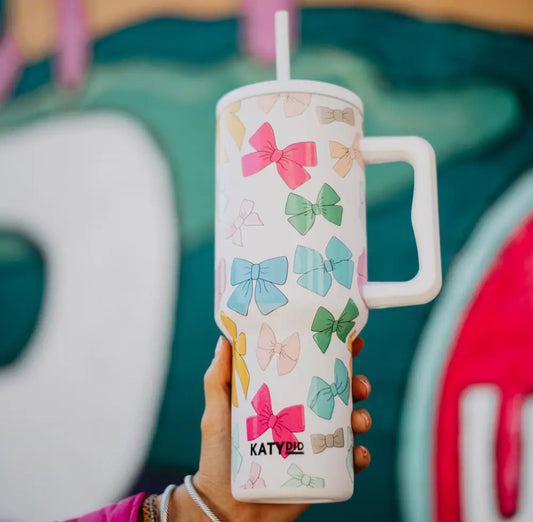Colorful Coquette Bows Tumbler